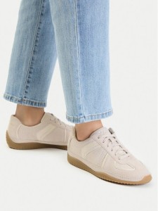 Clarks Sneakersy Meridor Lo 26183168 Beżowy
