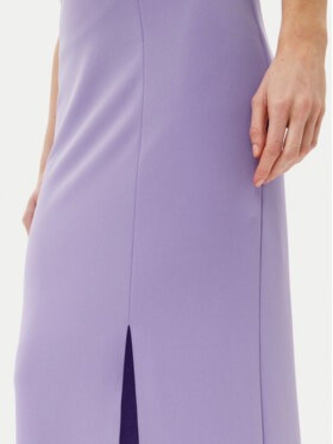 Rinascimento Sukienka wieczorowa CFC0123610003 Fioletowy Regular Fit