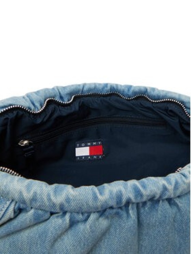 Tommy Hilfiger Torebka Tjw Icon Charms Denim Hobo AW0AW19259 Niebieski