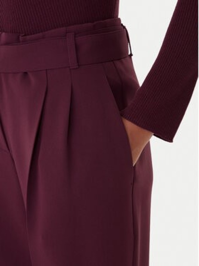 BOSS Spodnie materiałowe Tapiah 50490037 Fioletowy Regular Fit