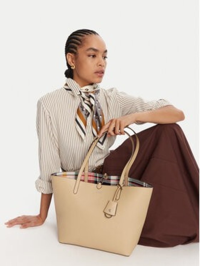 LAUREN RALPH LAUREN Torebka 431795329071 Beżowy