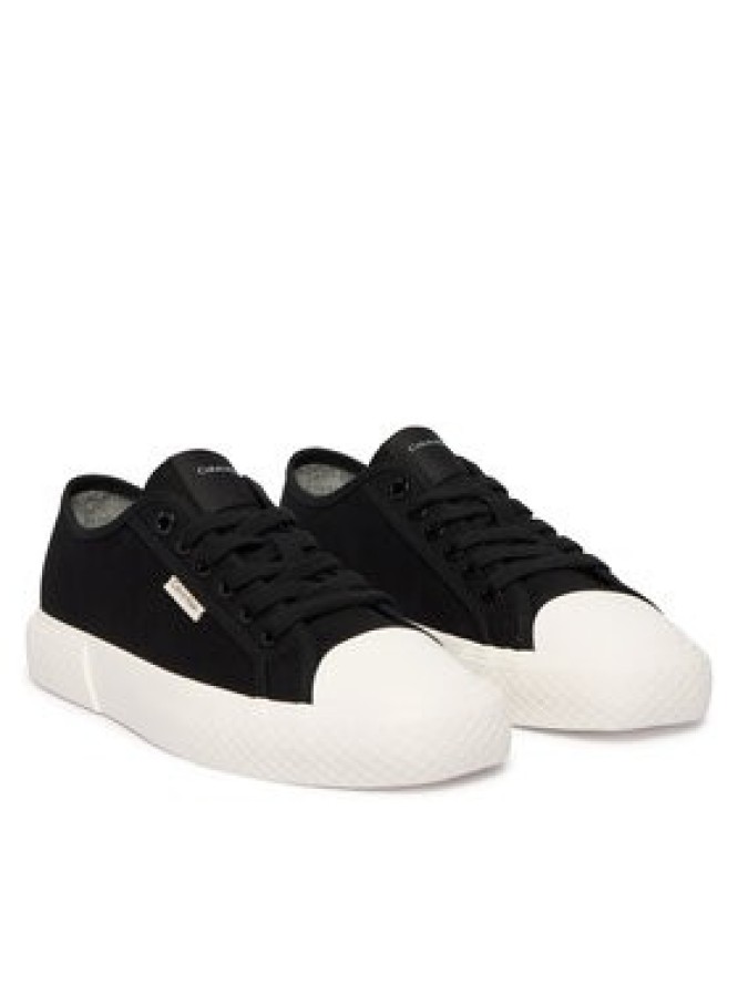 Calvin Klein Trampki Vulc Low Lace Up Canvas HW0HW02975 Czarny