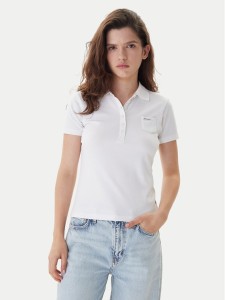 Guess Jeans Polo W5GP73 KCYR1 Biały Regular Fit