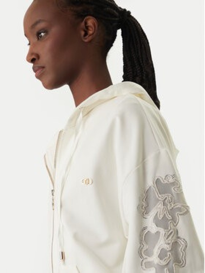 Liu Jo Sport Bluza TA6204 FS090 Écru Regular Fit