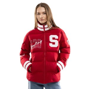 Damska kurtka puchowa 120. rocznica Real Sporting de Gijón Siroko SC120 El Bibi