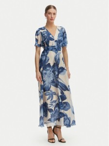 Rinascimento Sukienka koktajlowa CFC0128026003 Niebieski Regular Fit