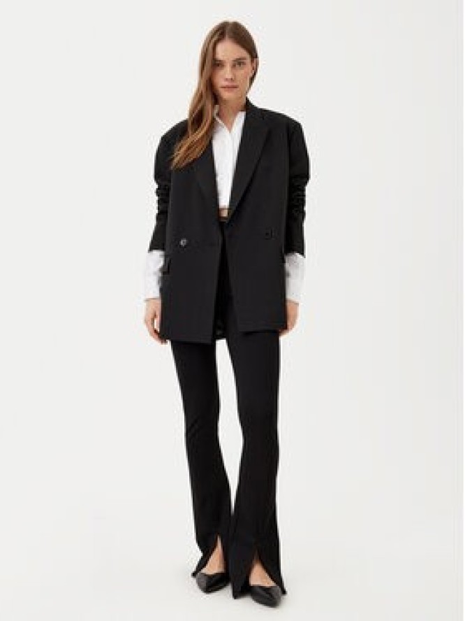 HUGO Spodnie materiałowe 50530455 Czarny Slim Fit