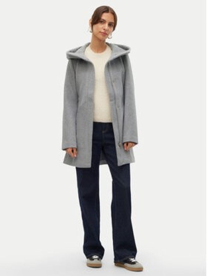 Vero Moda Płaszcz przejściowy Popliva 10310779 Szary Regular Fit
