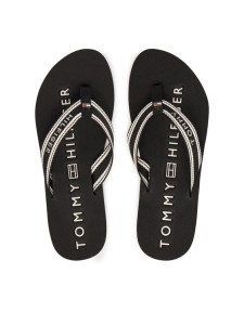 Tommy Hilfiger Japonki Th Webbing Summer Sandal FW0FW09193 Czarny