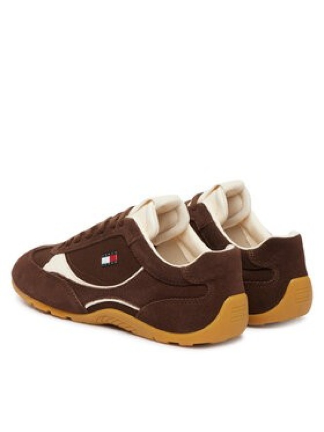 Tommy Jeans Sneakersy Archive '97 Lite Sued EN0EN02997 Brązowy