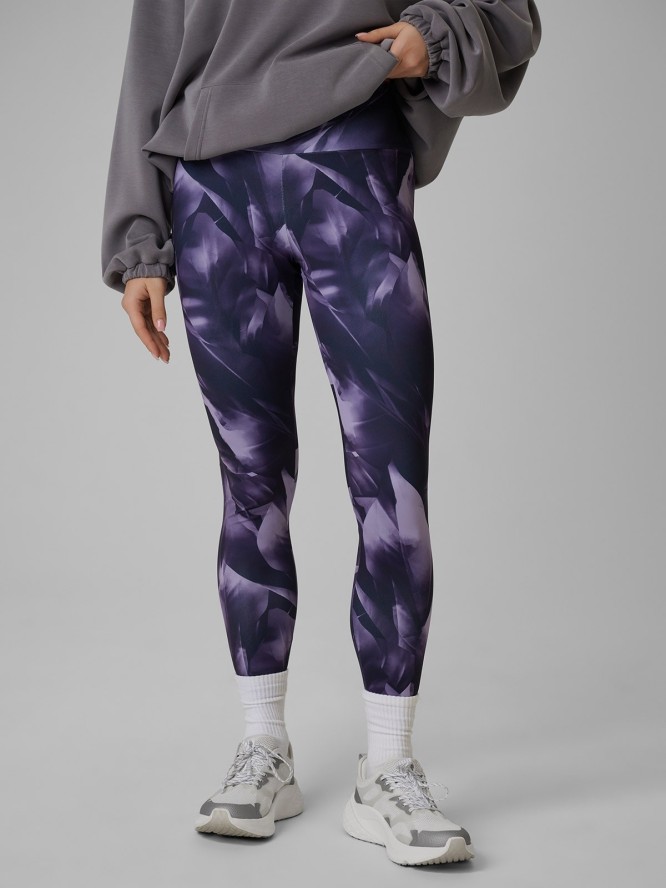 4F Legginsy dzianinowe damskie - multikolor XL