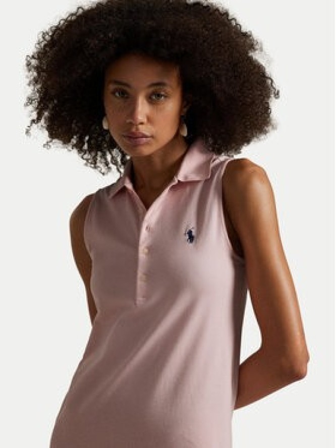 Polo Ralph Lauren Sukienka codzienna 211968292003 Różowy Regular Fit