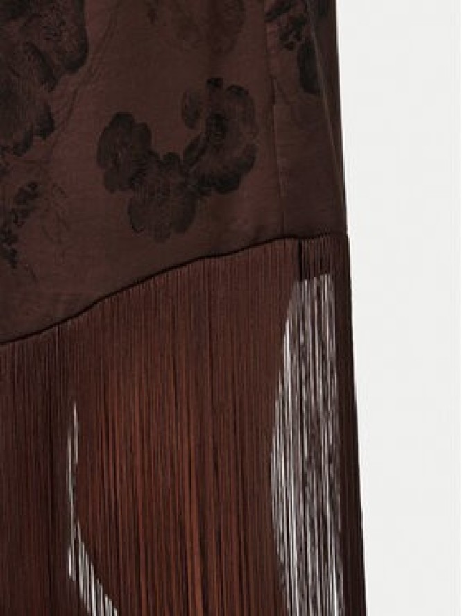 Vero Moda Sukienka koktajlowa Tathiana 10355696 Brązowy ciemny Regular Fit