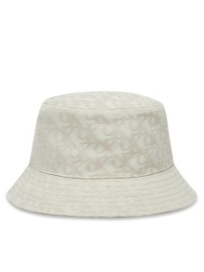 Calvin Klein Kapelusz Logo Jacquard Bucket Hat LV04K5059G Beżowy