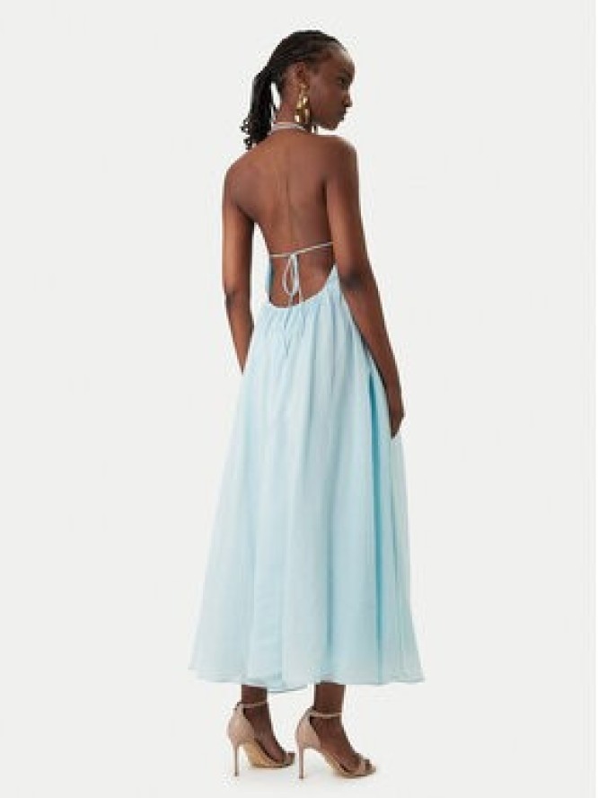 Bardot Sukienka koktajlowa Arletha Halter 59963DB3 Błękitny Regular Fit