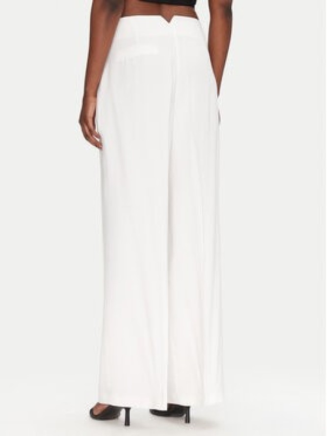 ACCESS FASHION Spodnie palazzo 53-5084-195 Biały Wide Leg