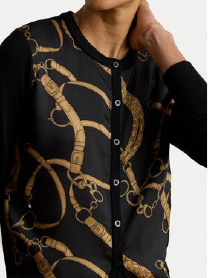 LAUREN RALPH LAUREN Kardigan 200P13977001 Czarny Regular Fit