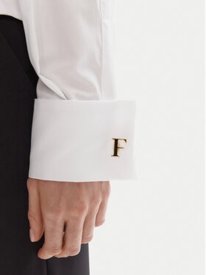 Elisabetta Franchi Koszula re Biały Regular Fit