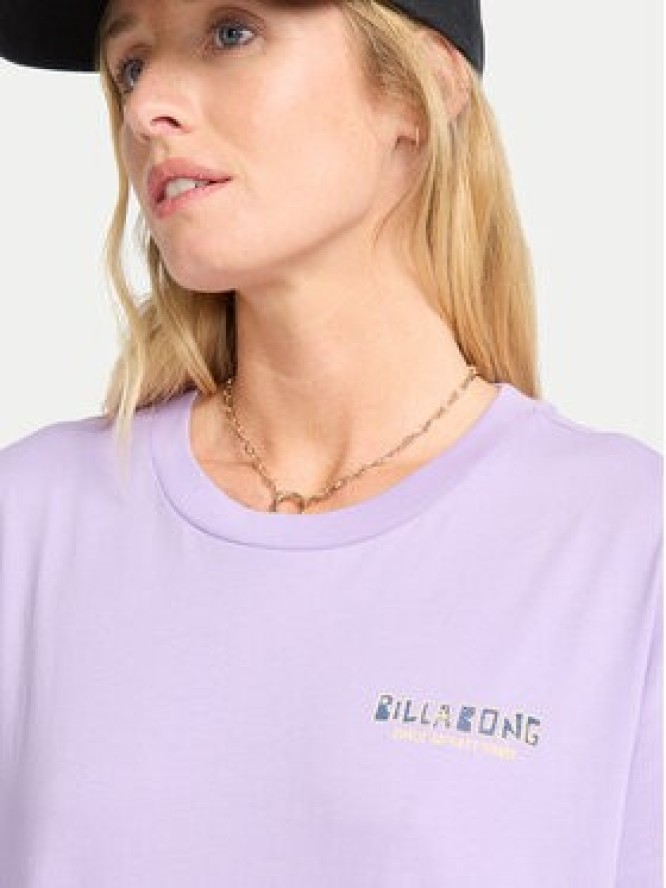 Billabong T-Shirt Mixing Vibes EBJZT00473 Fioletowy Regular Fit