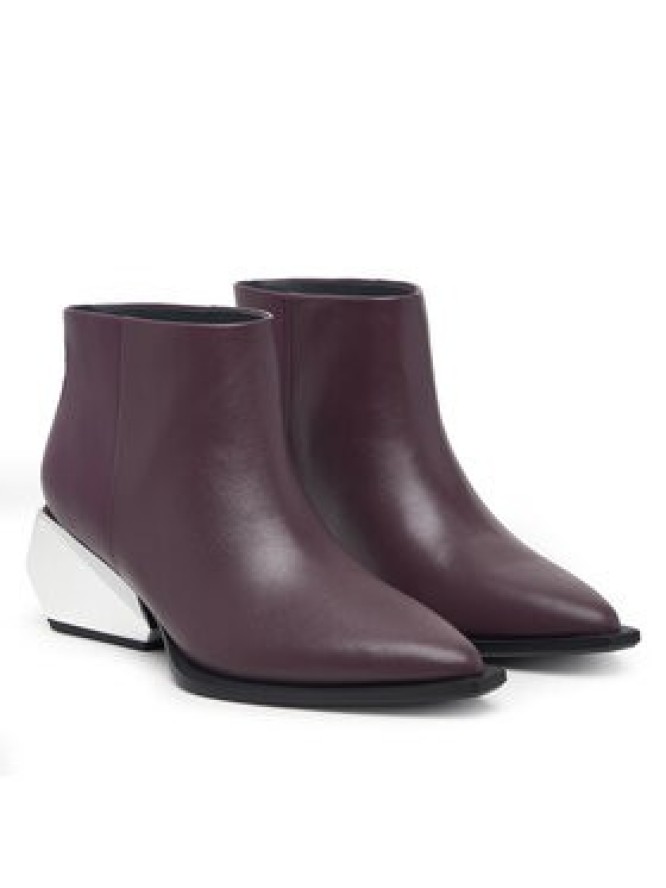 United Nude Botki Ricky Yoyo Mid 110413416 Bordowy