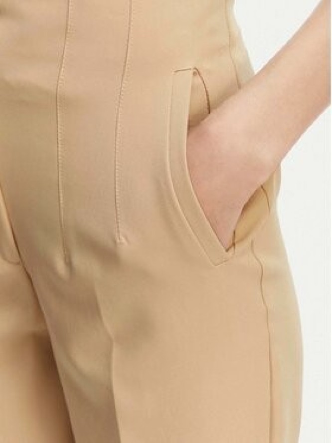 ACCESS FASHION Spodnie materiałowe 63-5132-135 Beżowy Regular Fit