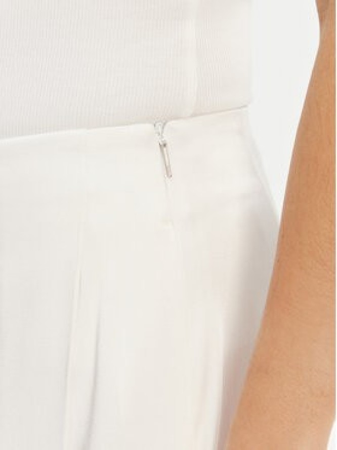 BOSS Spodnie palazzo Tetosa 50540618 Biały Relaxed Fit