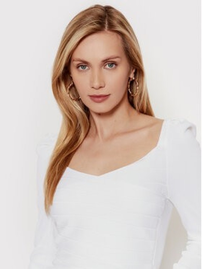 DeeZee Bluzka Prague 14619 Biały Slim Fit