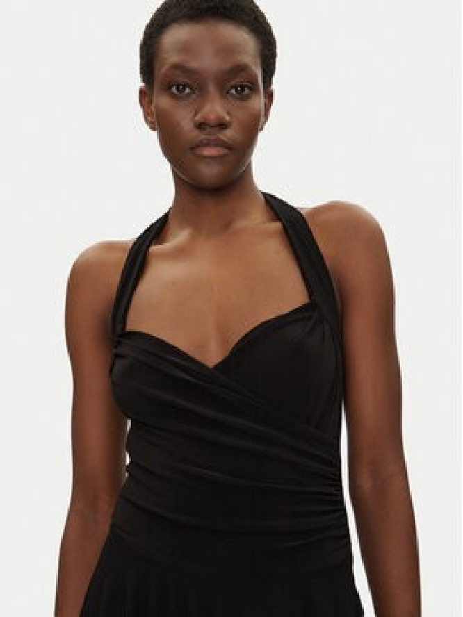 NORMA KAMALI Sukienka wieczorowa KK4243PMG50001 Czarny Slim Fit