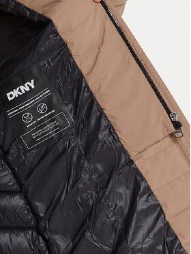 DKNY Kurtka zimowa DLEMPN46 Brązowy Slim Fit