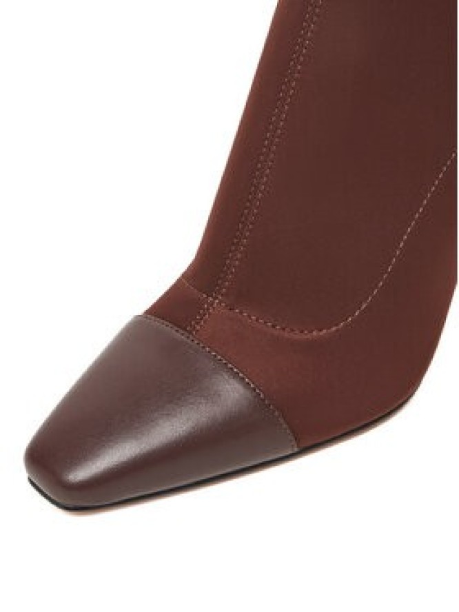 Nine West Botki CEO-NOURA-01 Brązowy