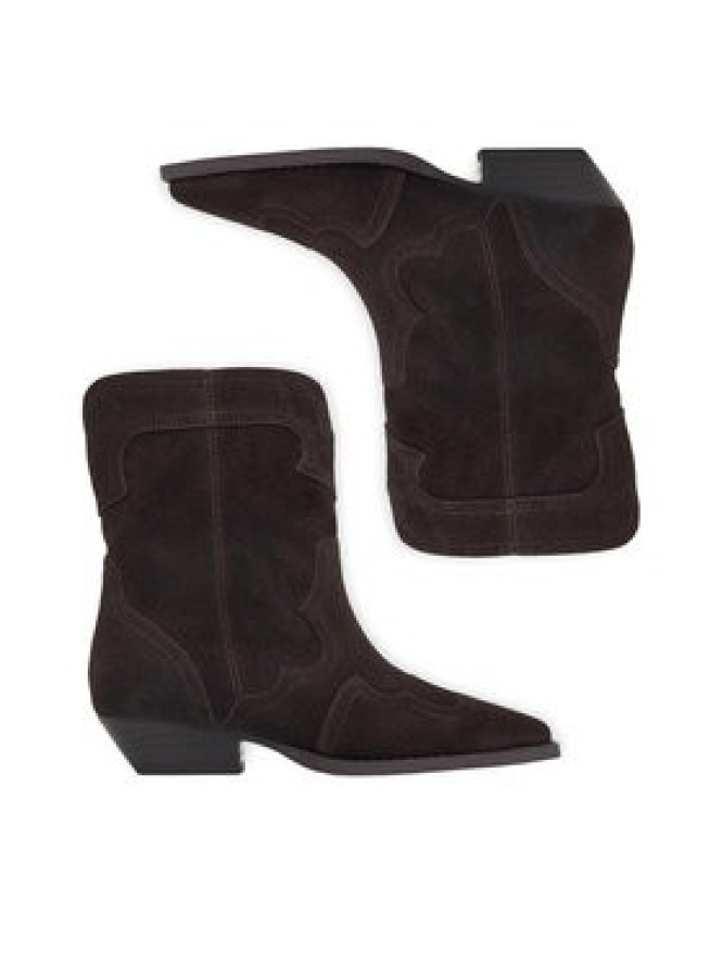 Badura Botki C-MEI-TS6358-01 Brązowy ciemny