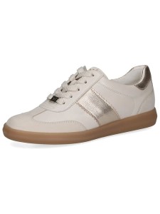Caprice Skórzane sneakersy w kolorze kremowym rozmiar: 36