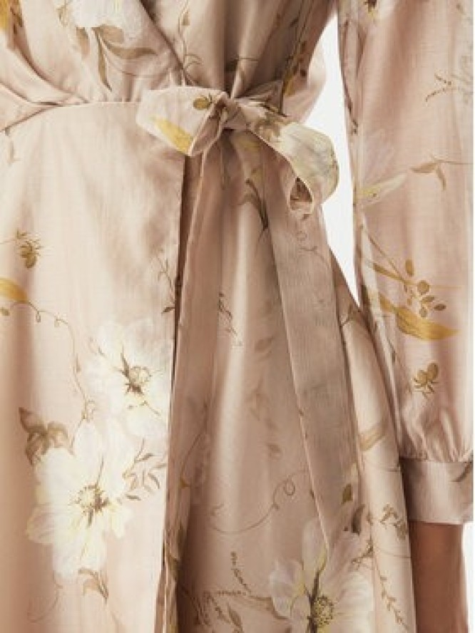 Rinascimento Sukienka koktajlowa CFC0128000003 Beżowy Regular Fit