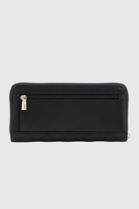 GUESS Czarny duży portfel damski Laurel