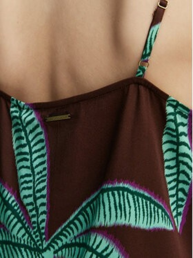 LOLA CASADEMUNT Top LS2615121 Brązowy Regular Fit