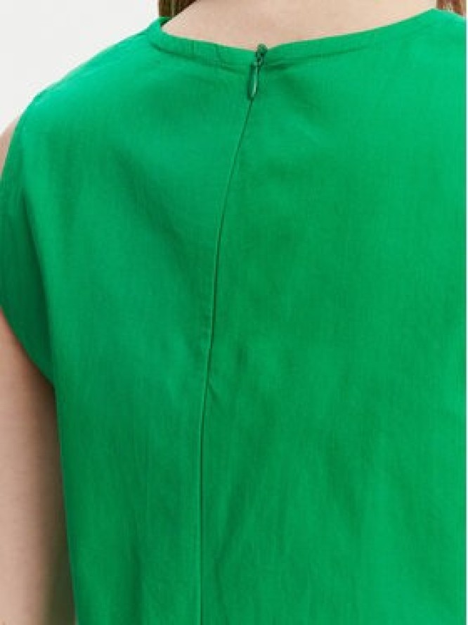 Selmark Sukienka letnia BL495 Zielony Regular Fit