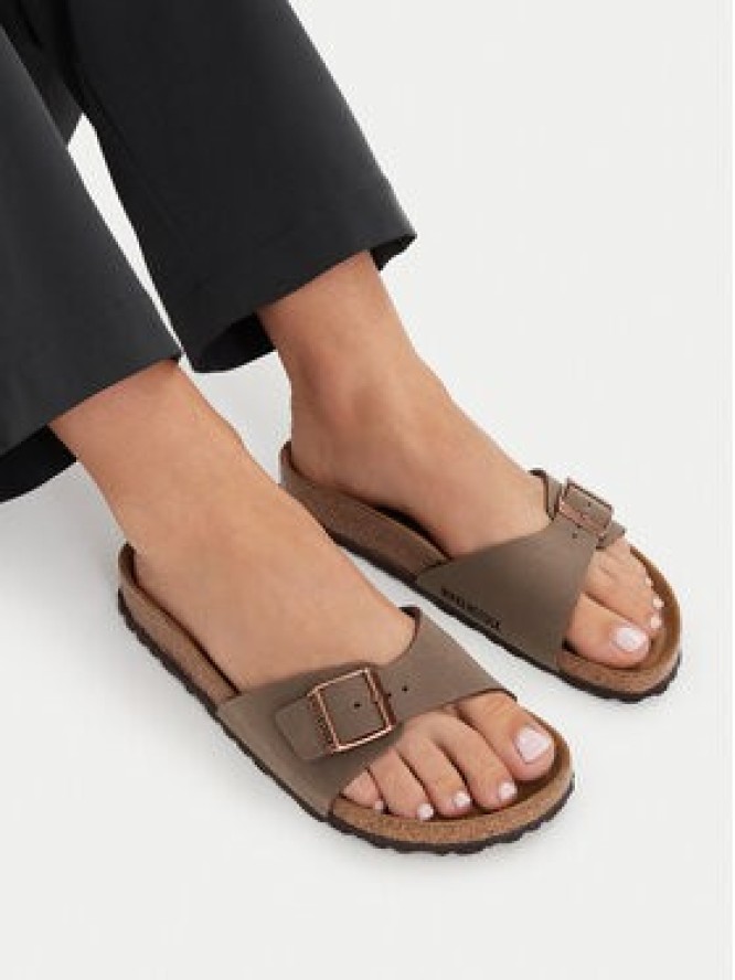 Birkenstock Klapki Madrid 0040093 Brązowy