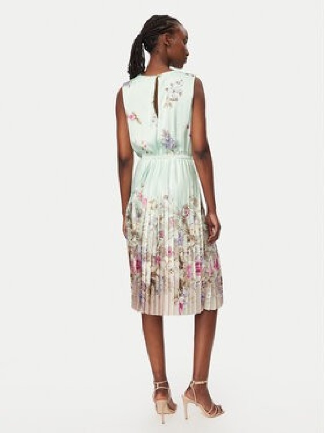 Rinascimento Sukienka koktajlowa CFC0128212003 Zielony Regular Fit