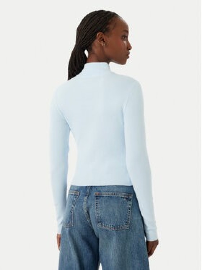 Tommy Jeans Kardigan DW0DW20967 Niebieski jasny Slim Fit
