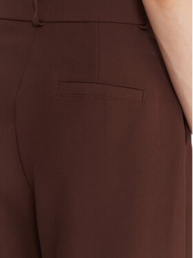 Maryley Spodnie materiałowe 25IB579/43CO Brązowy Regular Fit