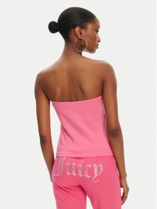 Juicy Couture Top Babey JCWCT23310 Różowy Slim Fit