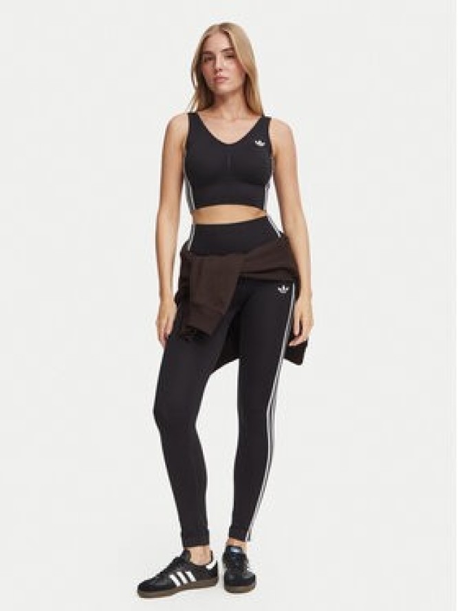 adidas Legginsy Essentials 3-Stripes Seamless Leggings KZ4121 Czarny Slim Fit