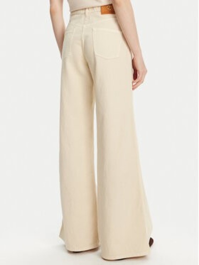 Luisa Spagnoli Jeansy Ali 541943 Beżowy Flare Fit