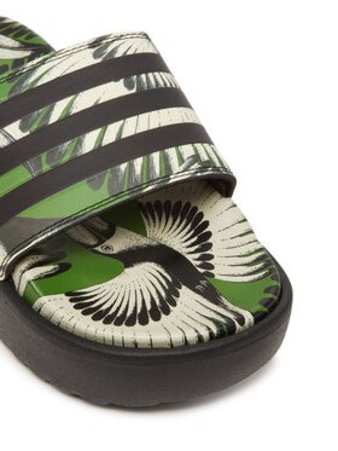 adidas Klapki adilette Platform JI4754 Zielony