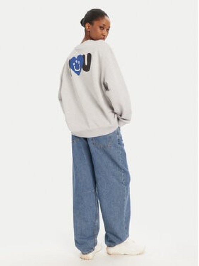 HUGO Bluza 50545052 Szary Oversize