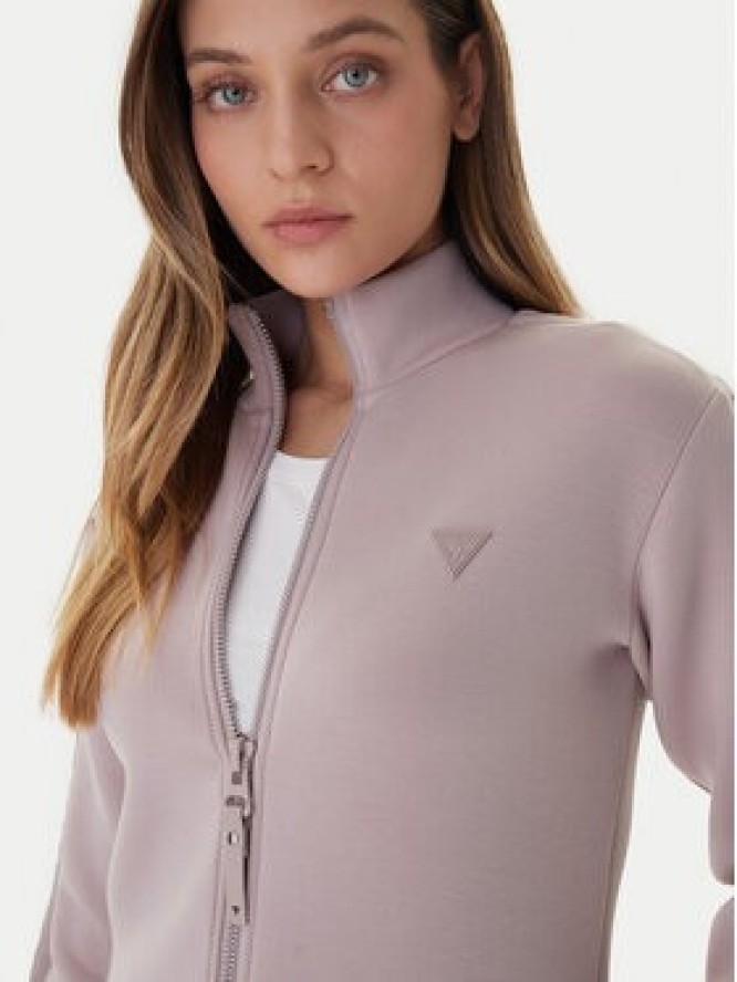 Guess Bluza New Allie Scuba V2YQ17 K7UW2 Fioletowy Regular Fit