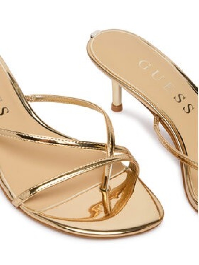 Guess Japonki FLJGZY LEL03 Złoty