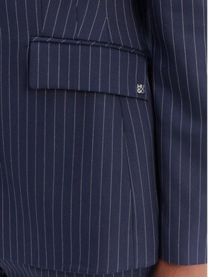 HUGO Marynarka Asmalla 50554445 Granatowy Regular Fit