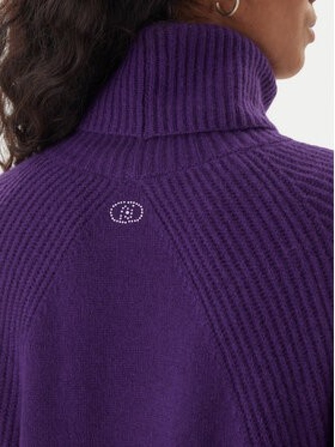 Liu Jo Sukienka dzianinowa MF5063 MS009 Fioletowy