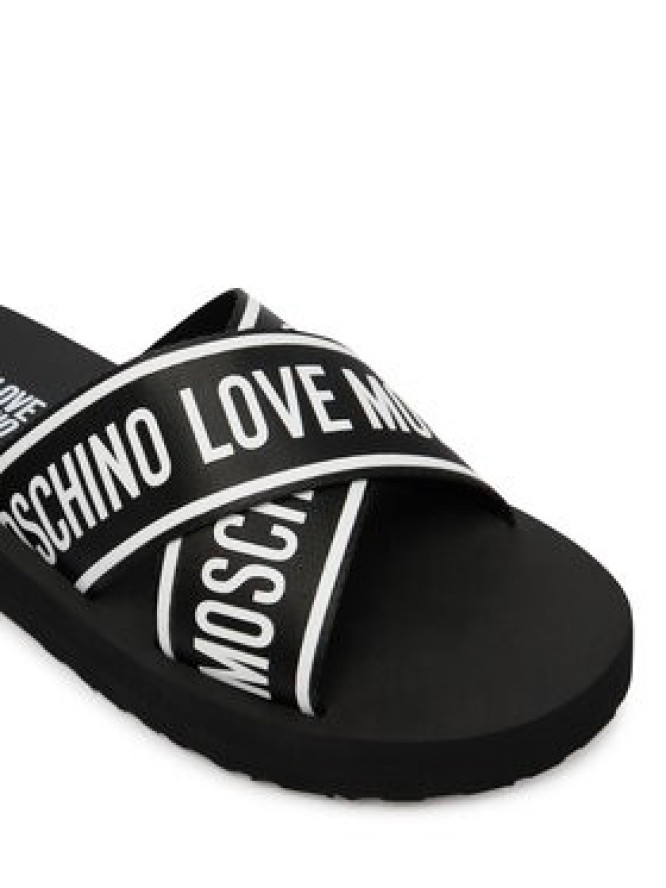 LOVE MOSCHINO Klapki JA28334G0OIX7000 Czarny